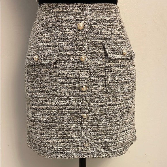 NWT Almost Famous | Gray Pencil Skirt Set of Two Pieces Size Medium - Picture 4 of 7
